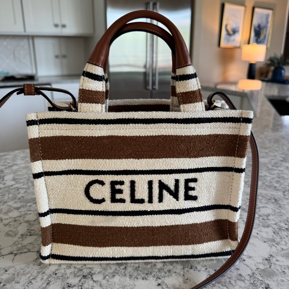 CELINE Cabas Thais Small Jacquard Tote - Picture 8 of 10